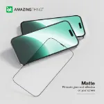 Picture of Amazingthing Matte Tempered Glass Screen Protector for iPhone 15 & 15 Plus
